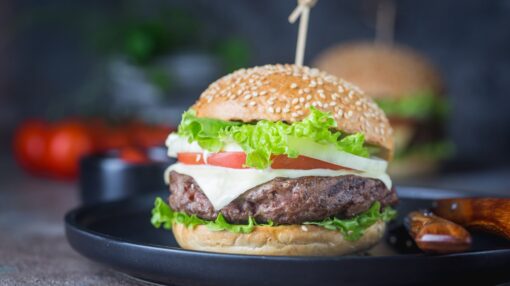 air fryer hamburger