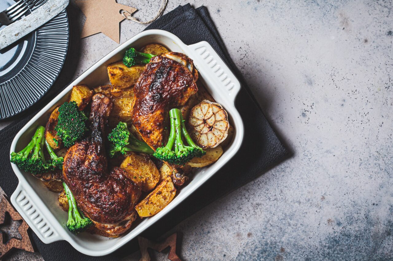 Tender Slow Cooker Garlic Butter Chicken and Potatoes Recipe